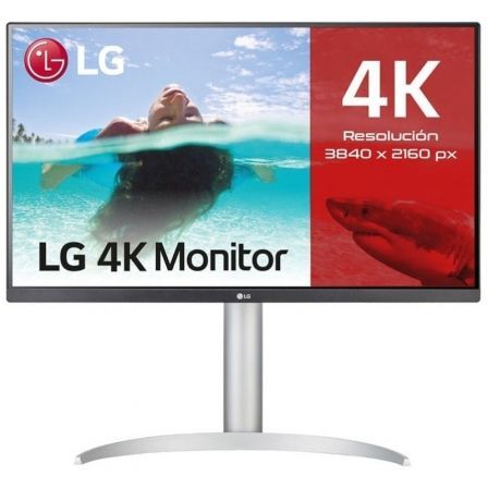Monitor Profesional LG 27UP85NP-W 27"/ 4K/ Multimedia/ Regulable en altura/ Plata Monitor Profesional LG 27UP85NP-W 27"/ 4K/ Multimedia/ Regulable en altura/ Plata